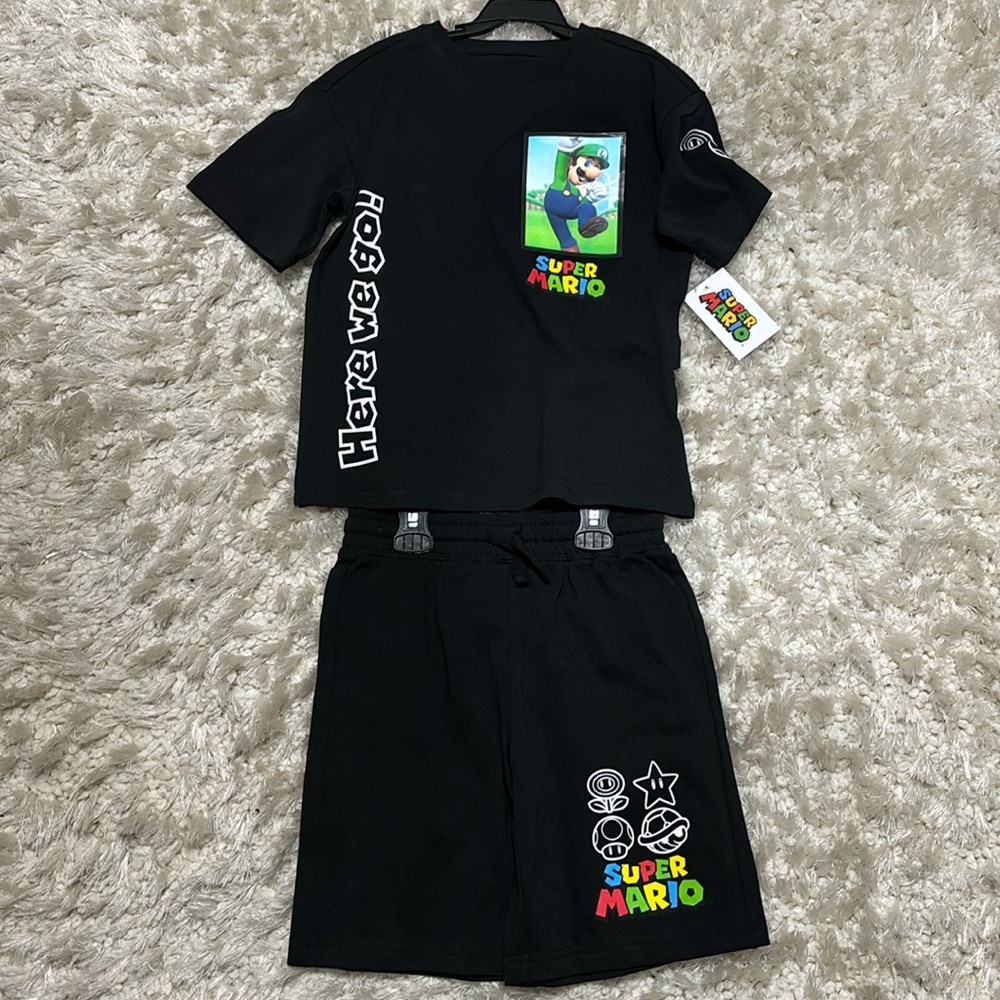Super Mario Kids 2-Piece T-Shirt & Shorts Set